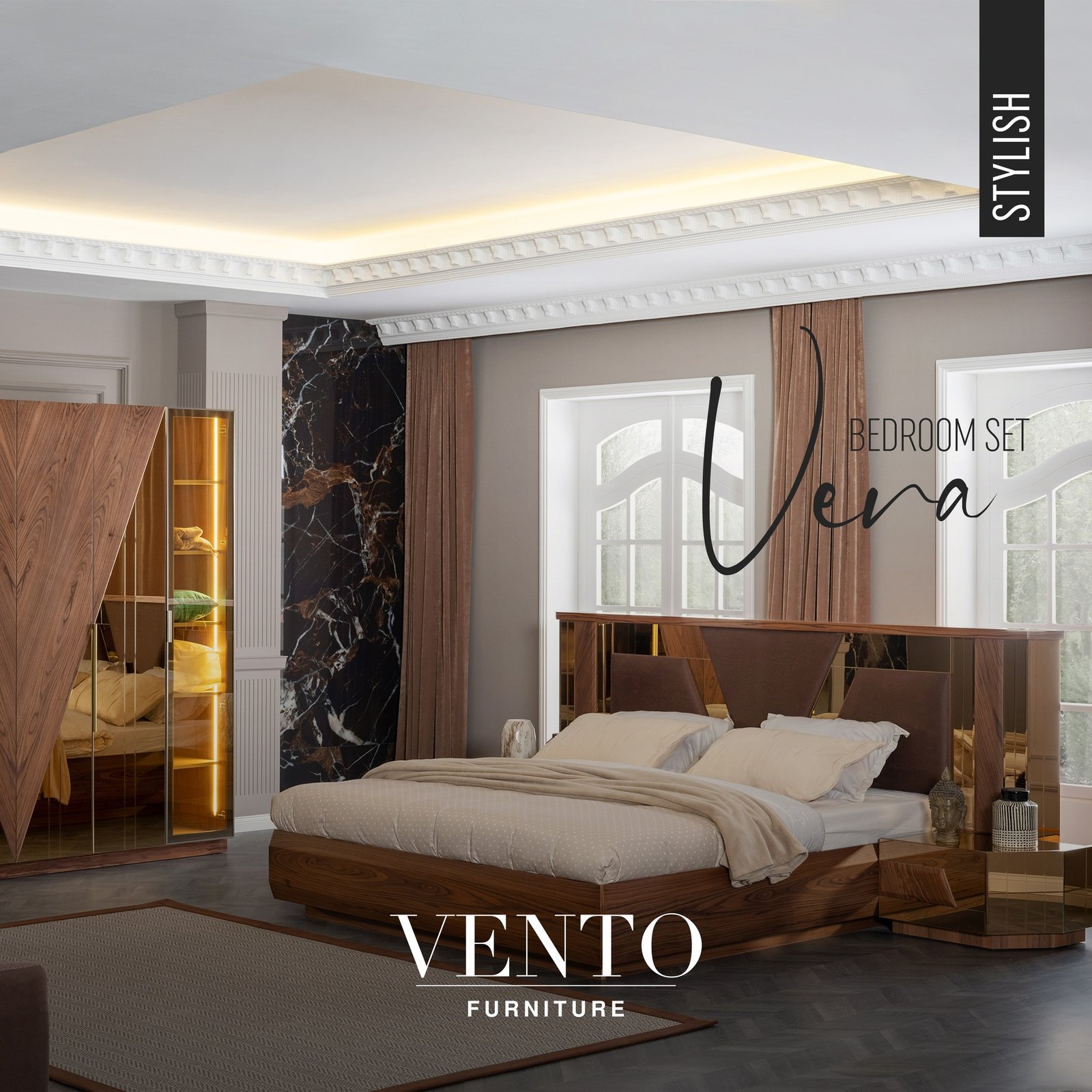 Vento Bedroom Set.