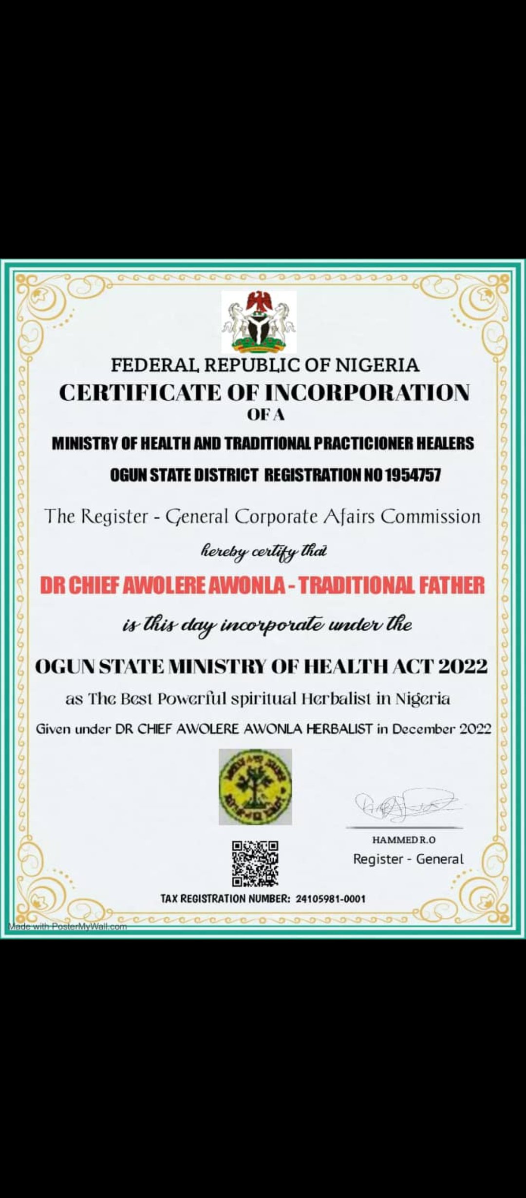 The best powerful spiritual herbalist in Nigeria +2348156950703