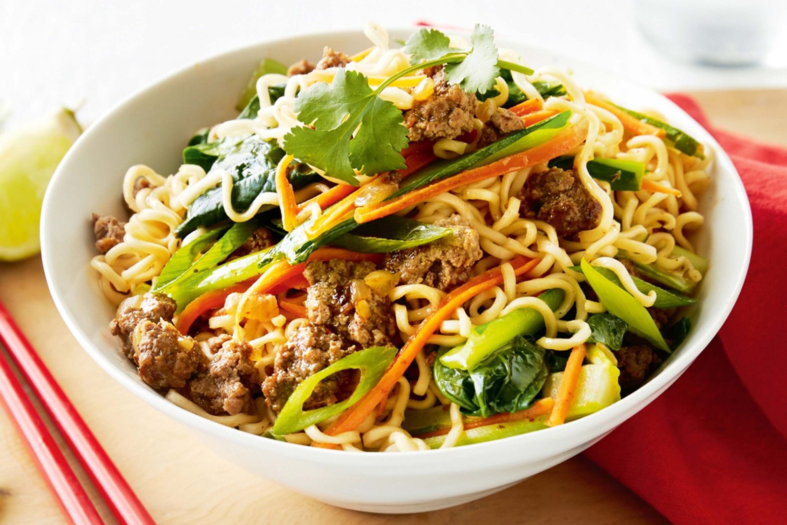 Fried noodle with beef