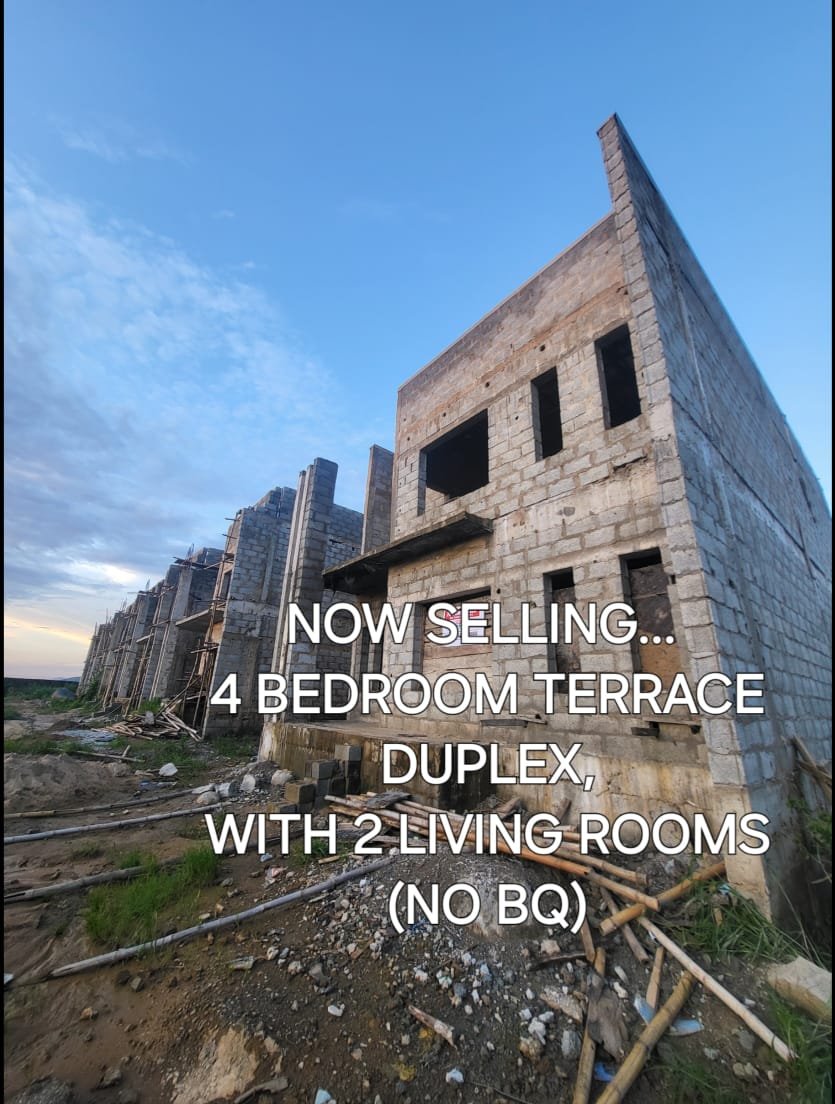 MIRAPAC PROPERTIES; 4 BEDROOM TERRACE DUPLEX FOR SALE.